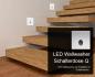 Preview: Eckige Wallwasher Schalterdose Q 3000K LED Wandeinbauleuchte weiß Mobilux