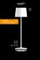 Preview: Aktion: Nur noch angezeigter Bestand verfügbar - MOBILUX Synny M LED Akkuleuchte in weiß dimmbar mit USB-Ladekabel und Wireless Charger