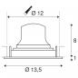 Preview: SLV 1003553 NUMINOS MOVE DL M Indoor LED Deckeneinbauleuchte schwarz/schwarz 2700K 20° dreh- und schwenkbar