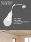 Preview: Ledino Baustellenlicht - LED Lampe für Schnellanschluß an der Decke 12W 1-flg. Pendel in weiß