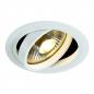 Preview: SLV 113540 NEW TRIA ES111 Downlight, rund, mattweiss, max. 75W, inkl. Blattfedern