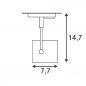 Preview: SLV 143351 ALTRA DICE Spot, eckig, weiss, GU10, max. 50W, inkl. 1P.-Adapter