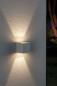 Preview: Außen Wandleuchte Cybo LED eckig 8x8cm Weiß up&down Licht Paulmann 18001