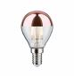 Preview: Kupfer LED Tropfen Kopfspiegel Lampe E14 2700K 2.6W Paulmann 28665