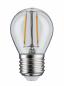 Preview: Paulmann 28692 E27 LED in Tropfenform mit zarten Filamentfäden 4.8W klar dimmbar warme Lichtfarbe