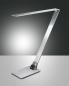Preview: Wasp LED Schreibtischleuchte Aluminium gebuerstet von Fabas Luce