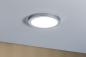 Preview: Besonders flaches LED-Deckenpanel Atria 22cm Chrom universalweißes Wohnlicht Paulmann 70933