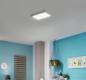 Preview: LED-Deckenpanel Atria 30x30cm eckig mit universalweißem Wohnlicht in weiß Paulmann 70939