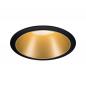 Preview: Set LED Einbauleuchte Cole Coin mit 3StepDim schwarz/gold Paulmann 93403