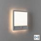 Preview: Paulmann 94663 LED Außenpanel Lamina Backlight Bewegungsmelder seewasserresistent Spritzwasser geschützt eckig 250x47mm warmweiß 14,5W Weiß Kunststoff