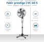 Preview: Fakir Prestige Standventilator VC 40 S in Silber/Anthrazit 3 Stufen, Timer, höhenverstellbar