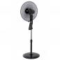 Preview: Fakir Premium Standventilator VC46 S in Schwarz mit Fernbedienung, 3 Stufen, Timer, sehr leise