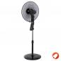 Preview: Fakir Premium Standventilator VC 46 S in Schwarz 3 Stufen, Timer, höhenverstellbar