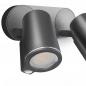 Preview: STEINEL 2-flammiger Spot Duo S LED Strahler in Anthrazit