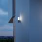 Preview: STEINEL L 605 LED Außenwandleuchte mit Sernsor in Anthrazit mit Glaszylinder