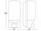 Preview: Steinel L 1 Hausnummernleuchte mit Sensor in Weiß inkl. Hausnummern