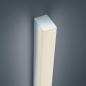 Preview: 90cm Geradlinige Helestra LADO LED Spiegelleuchte & Wandleuchte in weiß/chrom Badezimmer geeignet