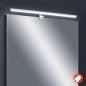 Preview: 80cm Helestra GAIA LED Spiegel Aufsatzleuchte mit Fernbedienung dimmbar