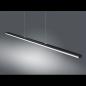 Preview: Helestra VENTA LED Pendelleuchte aus Aluminium in mattschwarz