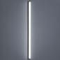 Preview: 120cm Abgerundete Helestra PONTO LED Wand- und Spiegelleuchte in mattschwarz