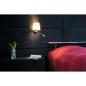 Preview: 2 in 1 Wand- und Leseleuchte COUPA FLEX in Chrom mit flexibelem Lesearm inkl LED fürs Schlafzimmer SLV 149452