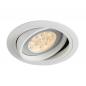 Preview: SLV 113540 NEW TRIA ES111 Downlight, rund, mattweiss, max. 75W, inkl. Blattfedern