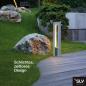 Preview: SLV 231420 ARROCK ARC Wegeleuchte Granit salt & pepper rechteckiger Naturstein