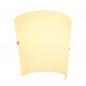 Preview: Klassische Wandlampe BASKET aus satiniertem halbrundem Glas weiß von SLV 151591