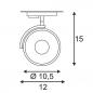 Preview: SLV 143731 KALU TRACK LEDDISK Spot, weiss, 3000K, inkl. 1P.-Adapter