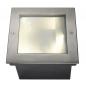 Preview: SLV 229383 DASAR LED SQUARE Bodeneinbauleuchte asymmetrischer Lichtstrahl Edelstahl 3000K