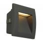 Preview: SLV 233605 DOWNUNDER OUT LED Außen Wandeinbauleuchte anthrazit warmweißes Licht IP55