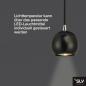 Preview: SLV 133490 LIGHT EYE BALL GU10 Pendelleuchte GU10 schwarz/chrom  A++