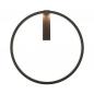 Preview: Kreisrunde filigrane LED Wandleuchte ONE 60 DALI schwarz & umschaltbare Farbe SLV 1002918