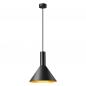 Preview: SLV 1002949 PHELIA 275 E27  Pendelleuchte 23W schwarz/gold