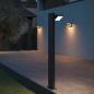 Preview: SLV 1002992 ABRIDOR POLE 100cm hohe elegante LED Wegeleuchte anthrazit mit drehbarem Kopf und umschaltbarer Farbtemperatur IP55