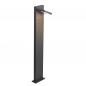 Preview: SLV 1002992 ABRIDOR POLE 100cm hohe elegante LED Wegeleuchte anthrazit mit drehbarem Kopf und umschaltbarer Farbtemperatur IP55