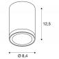 Preview: SLV 1003426 ENOLA ROUND S Outdoor LED Deckenleuchte anthrazit umschaltbare Farbtemperatur