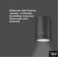 Preview: SLV 1003426 ENOLA ROUND S Outdoor LED Deckenleuchte anthrazit umschaltbare Farbtemperatur