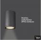 Preview: SLV 1003442 ENOLA ROUND L Outdoor LED Deckenaufbauleuchte anthrazit CCT 3000/4000K