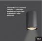 Preview: SLV 1003442 ENOLA ROUND L Outdoor LED Deckenaufbauleuchte anthrazit CCT 3000/4000K