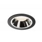 Preview: SLV 1003966 NUMINOS DL L Indoor LED Deckeneinbauleuchte schwarz/chrom 4000K 40°