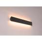Preview: Flache dimmbare LED-Wandlampe DIRETO 60cm Wandleuchte schwarz Farbtemperatur schaltbar SLV 1004740
