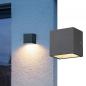 Preview: SLV 1005148 SITRA S WL SINGLE LED Außen Wandleuchte anthrazit umschaltbare Farbtemperatur