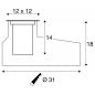 Preview: SLV 1007811 DASAR Outdoor LED Bodeneinbauleuchte