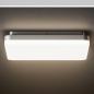 Preview: Rechteckige LED-Deckenlampe 21x21cm Bad 15W neutralweißes Licht IP44 Sigor