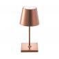 Preview: Sigor Mini Akku-Tischleuchte NUINDIE rund bronze dimmbar 25cm IP54 In- & Outdoor