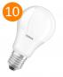 Preview: 10 x Osram LED VALUE A60 E27 8.5W Warmweiß 2700K wie 60W Glühbirne