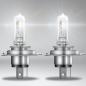 Preview: 2er Pack OSRAM P14.5s NIGHT BREAKER SILVER H4 Scheinwerferlampe mit Leuchtweite von bis zu 130 m