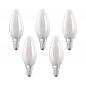 Preview: 5er-PACK OSRAM LED Leuchtmittel E14 MATT 4W=40W warmweisses Licht