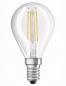 Preview: Bellalux E14 LED Filament-Leuchtmittel in Tropfenform 40 W Ersatz warmweißes Licht klar für Wohnlampen